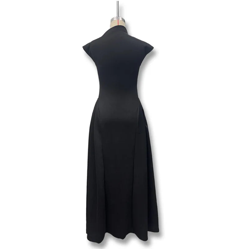 Evening Dress Dresses 2025 Woman Vestidos A-line Women's Clothing Solid Color Sleeveless Party Prom Banquet Temperament Elegant — image 16