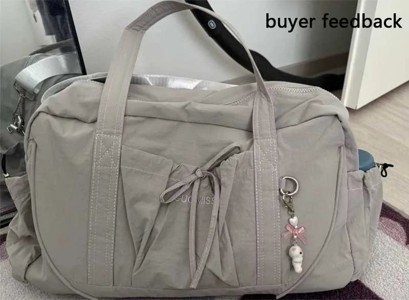 New Travel Bag Large Capacity Shoulder Portable Luggage Bag Travel Storage Bag Boarding Bags Sports Fitness Bags for Women сумка — image 12