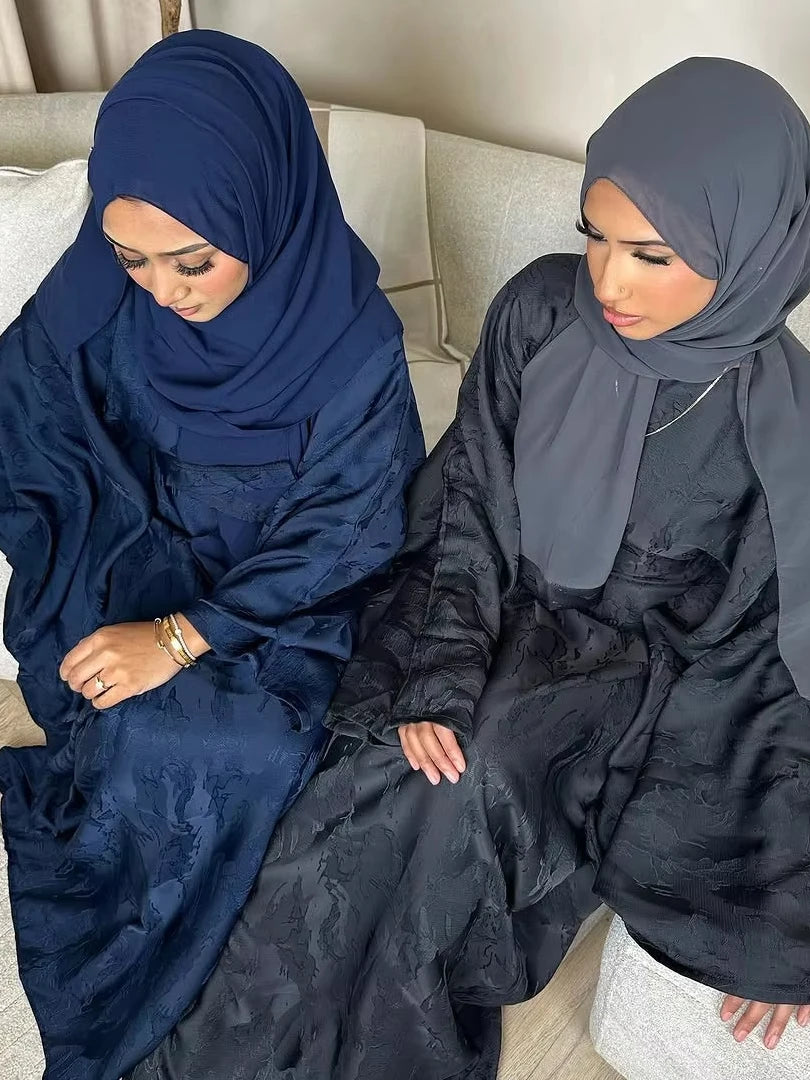Muslim Dress Women Eid Abaya Turkish Kaftan Vestidos Arabic Long Robe Ramadan Morocco Dubai Abayas Jalabiya Modest Dresses — image 2